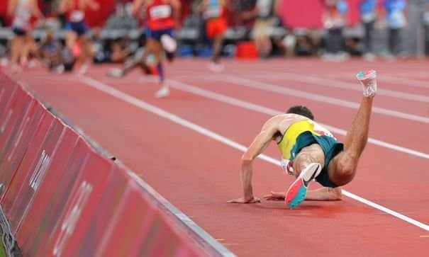The runner collapsed twice but still tried to complete 10,000m 0
